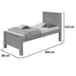 Cama Solteiro Athenas