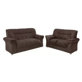 Conjunto Sofá 2 e 3 Lugares Caeté 