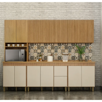 Armário de Cozinha Dakota Ripado